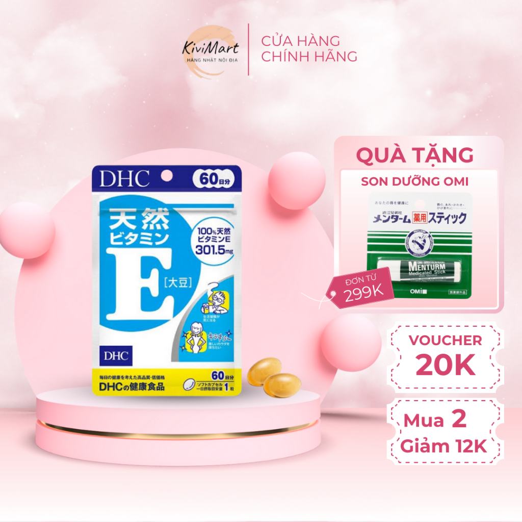 Dhc oral tablet supplemented with Japanese Vitamin E 60 days (60 ...
