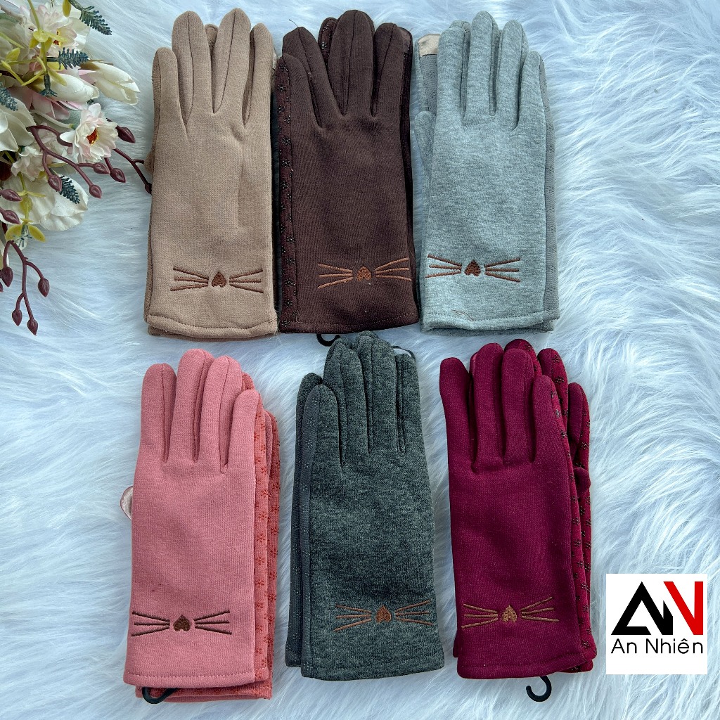 Non-slip felt gloves, sun protection, warm, youthful style, can be used ...