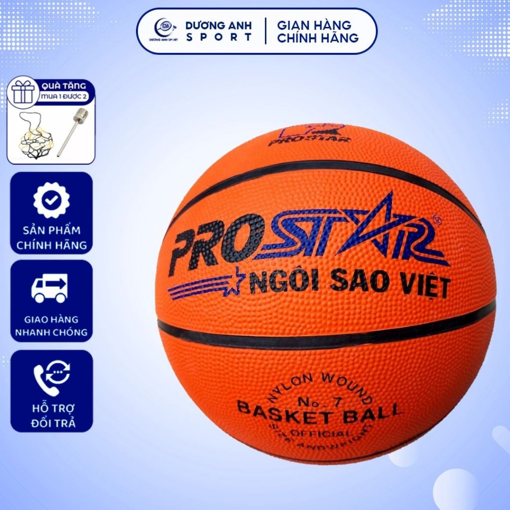 Genuine Prostar basketball with competition standards 3,5,6,7 (free