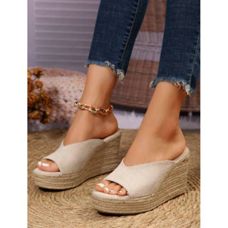 9m High Sedge Wedges Shoes Sedge standard form comfortable. Shopee Singapore