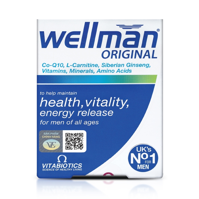 Wellman Original Vitabiotics Multivitamin For Men Support Health ...