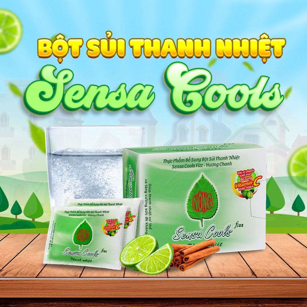 Sensacool effervescent powder reduces mouth ulcers, cools the liver ...
