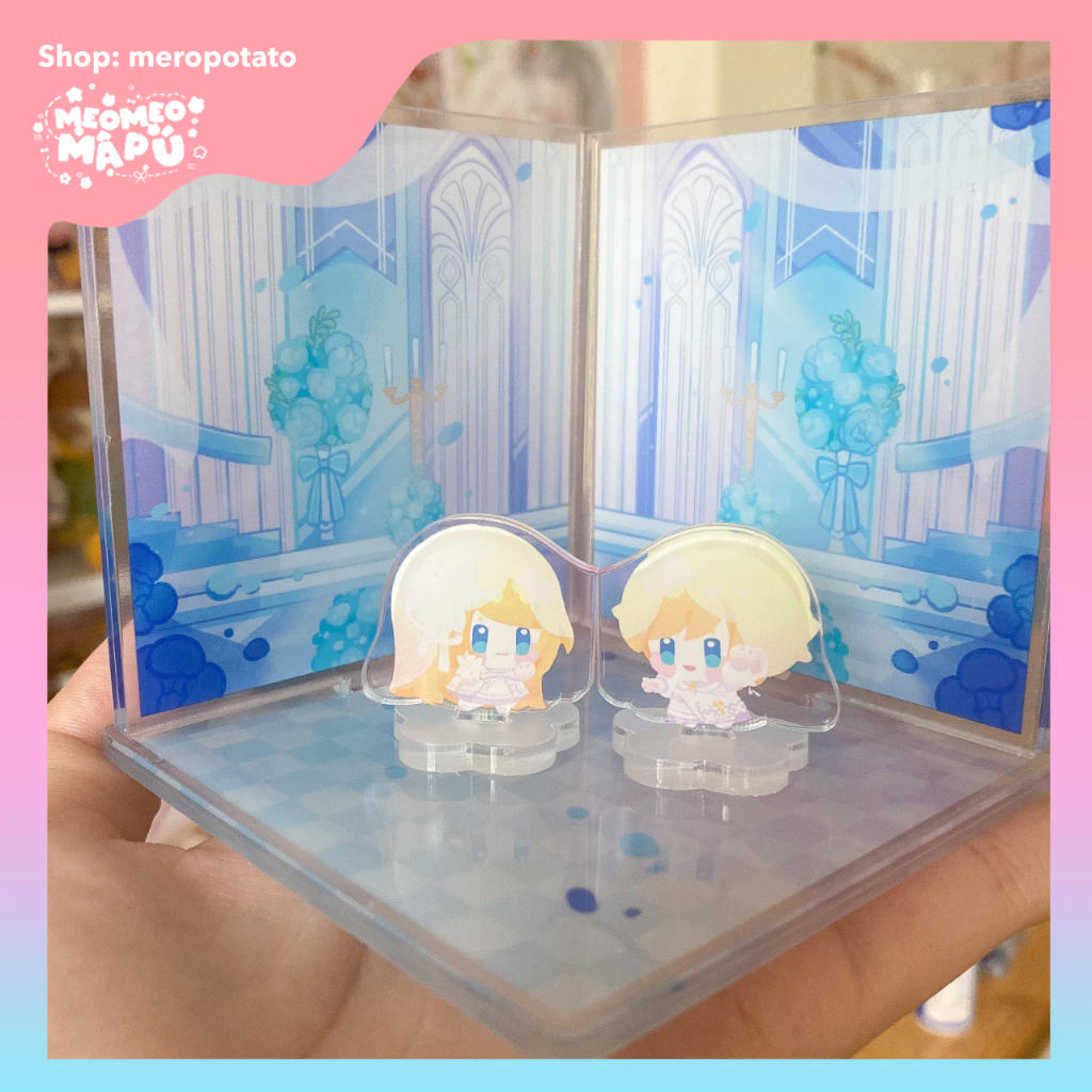 Standee background Model mini Display Path standee 3-4-5cm | Shopee ...