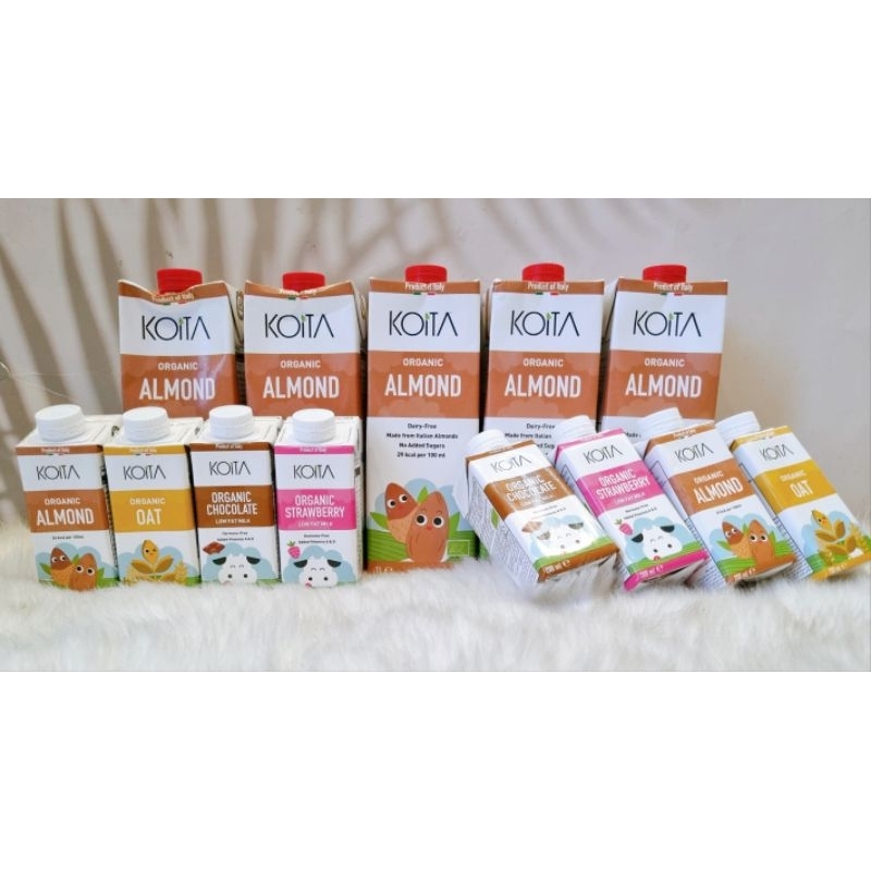[Italian Goods] Milk Koita Organic Strawberry, Chocolate, Almond, Oat ...