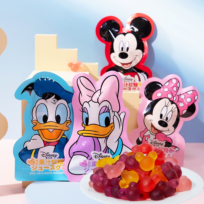 Qq Fruit Gummies Disney Cartoon Characters (Retail 1 Pack) | Shopee ...