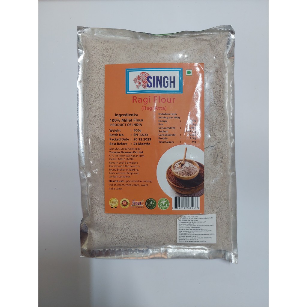 Singh Ragi flour (Finger Millet) India Ragi Atta Indian Powder