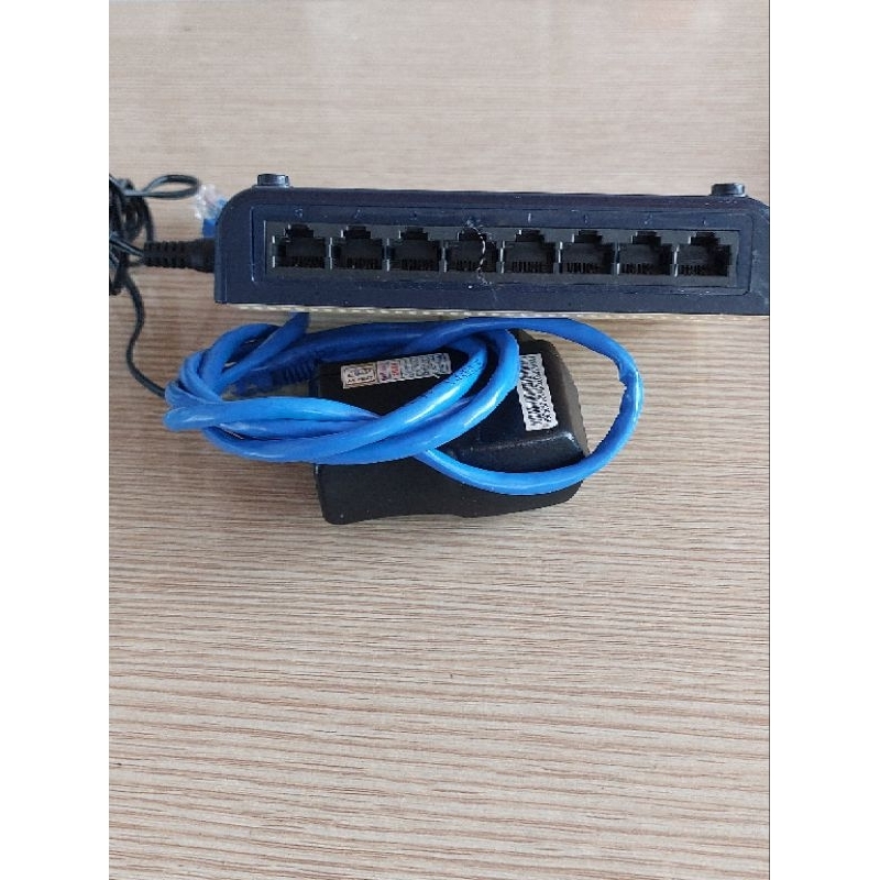 Old Tenda 8-port S108 network switch | Shopee Singapore