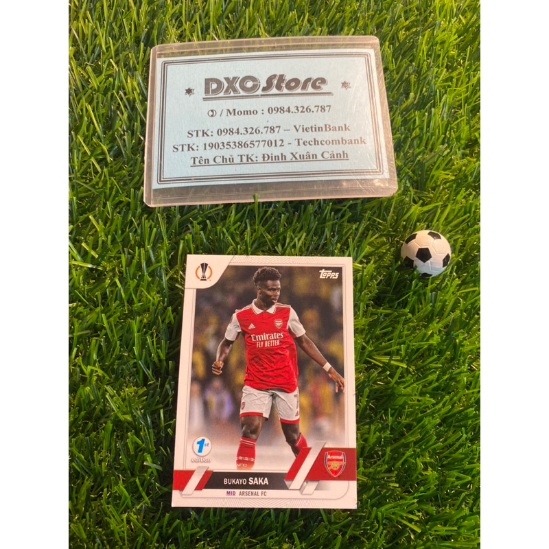 Retail Card - 1ST - TOPPS UCC 2023 - BUKAYO SAKA (ARSENAL) | Shopee ...