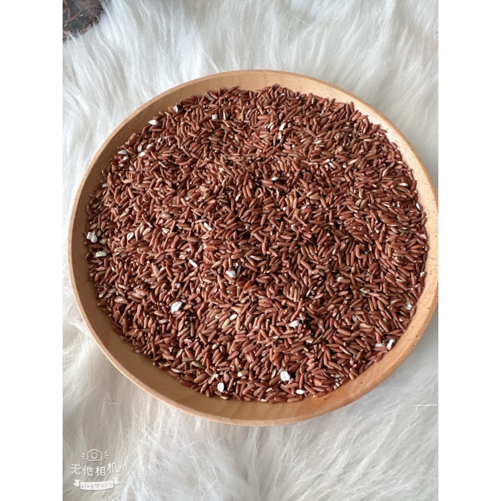 1 kg of dragon's blood brown rice roasted with charcoal and wood stove ...