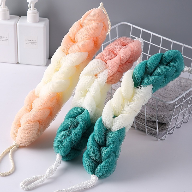 Long Bath Sponge High Quality Round Bath Sponge supports back scrubbing ...