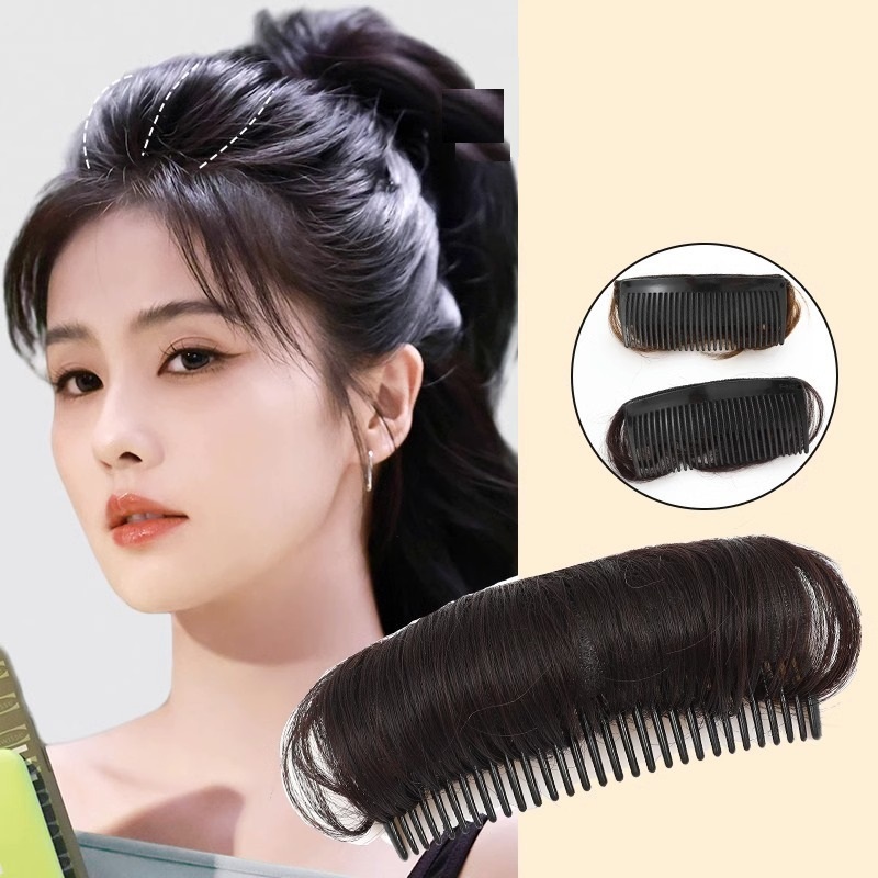 Luxury puffy bangs wig comb with vline face, essential beauty tool for ...