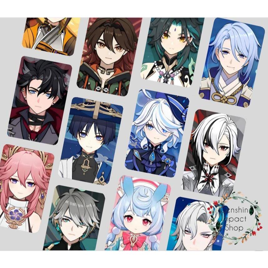 Genshin Impact Arlecchino Wanderer double-sided corner Card | Shopee ...