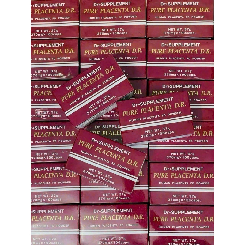 Pure PLACENTA Dr Stem Cell Oral Tablet (100 capsules x 370mg) | Shopee ...