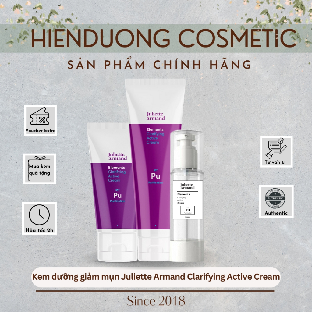 Juliette Armand Elements Clarifying Active Cream | Shopee Singapore