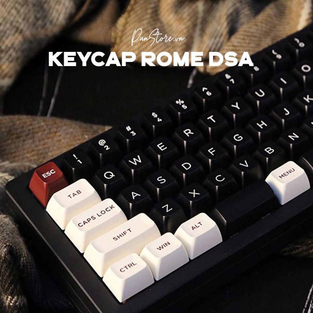 Keycap DSA ROME 173 Plastic Buttons PBT Doubleshot | Shopee Singapore