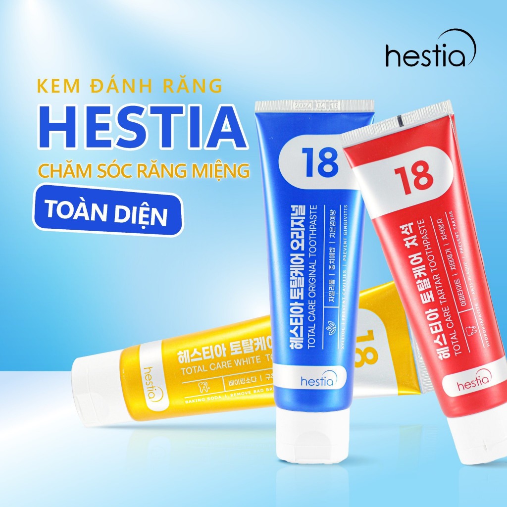 [COMBO 3] Hestia Korean Toothpaste Tube 120g | Shopee Singapore