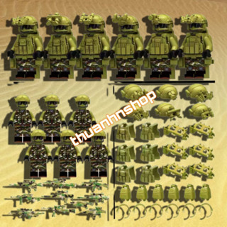 Lego Assemble swat mini military figures 6 12 characters