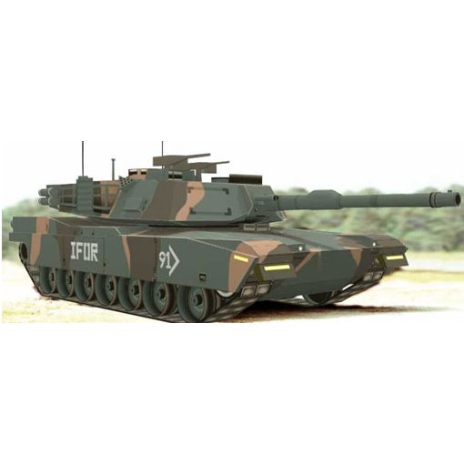 Main Battle Tank Paper Model M1A1 Abrams NATO | Shopee Singapore