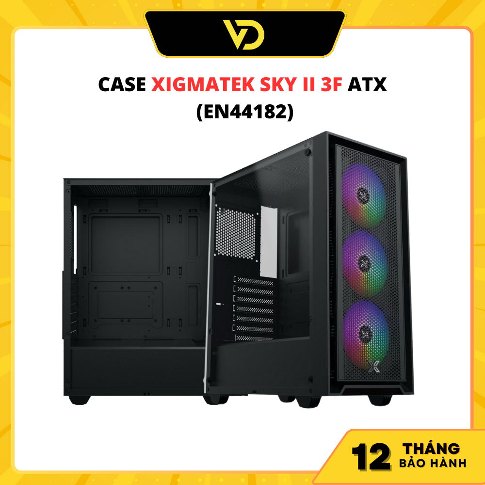 Case XIGMATEK SKY II 3F - EN44182 (With 3Fan Led) | Shopee Singapore