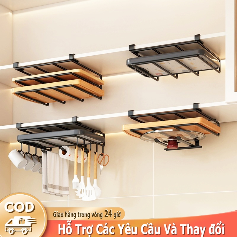 Luxe Two-tier design cutting board rack mounted on kitchen cabinet ...