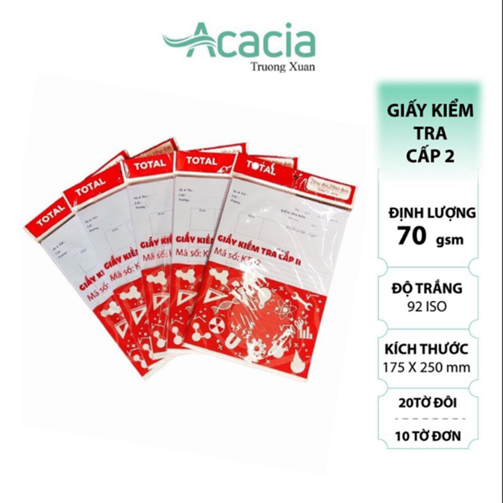 Level 2 test paper (20 double sheets, 10 single sheets) | Shopee Singapore