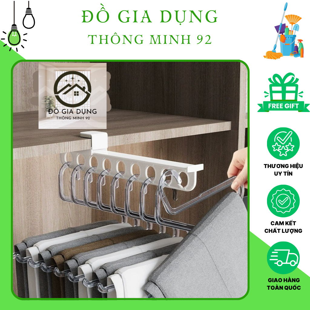 Convenient sliding clothes rack, sliding rack saves wardrobe space ...