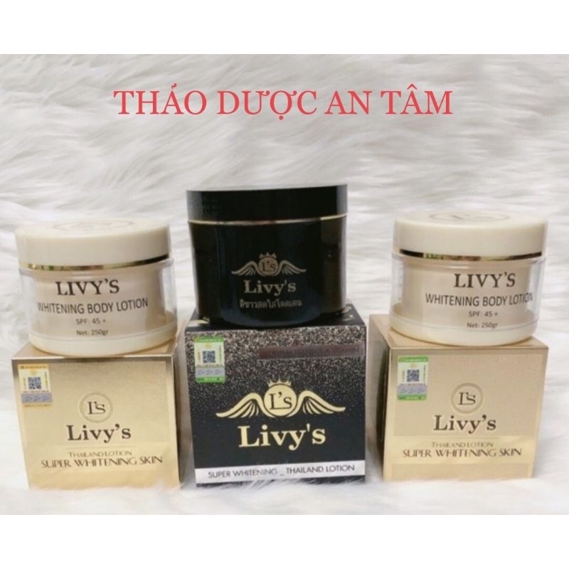 LiVy's Thai Body Cream Supports Improving Body Skin Whitening (250g Box ...