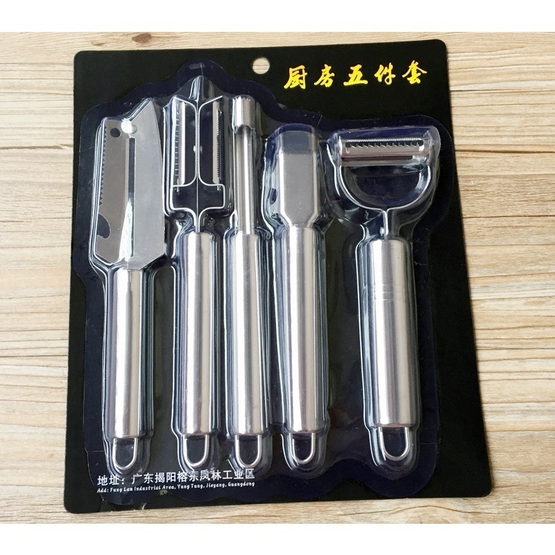 Set Of 5 304 Stainless Steel Multi-Purpose Handy Fruit Planers - SET Of ...
