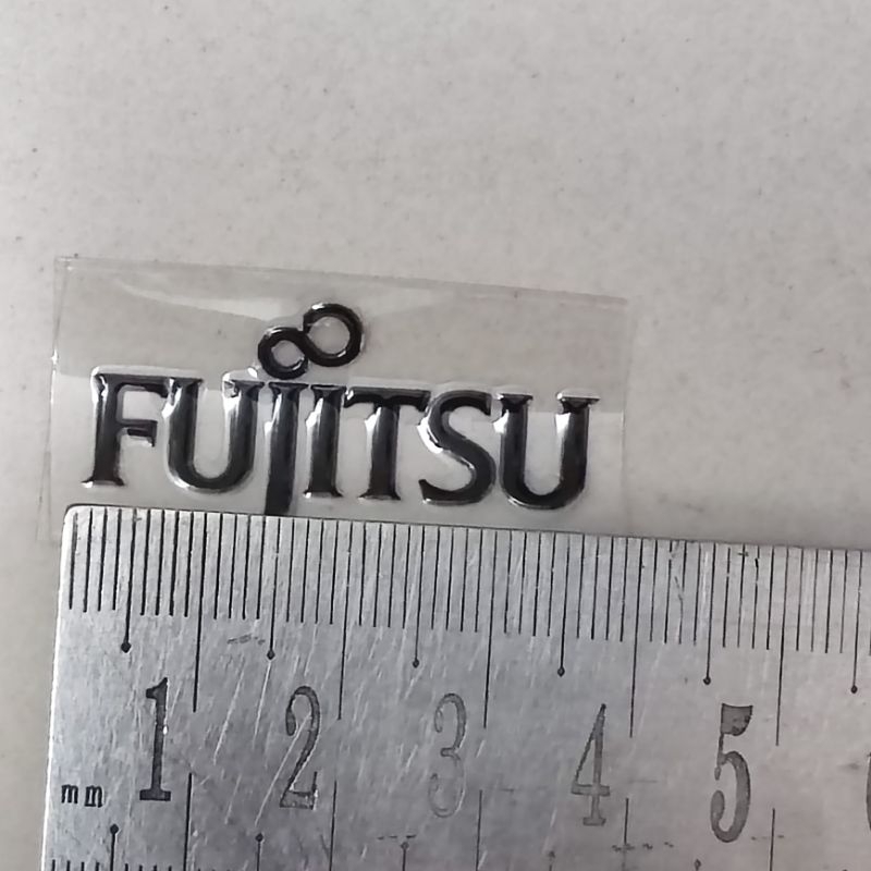 Combo of 10 embossed Fujitsu air conditioner stickers without leaving ...