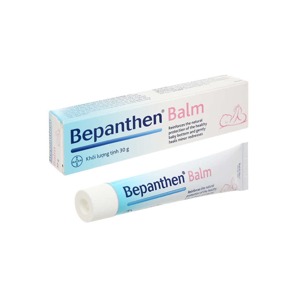 Bepanthen Balm cream to prevent diaper rash and skin irritation for