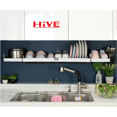 Triple Queen Premium stainless steel kitchen cabinet hanging dish rack ...