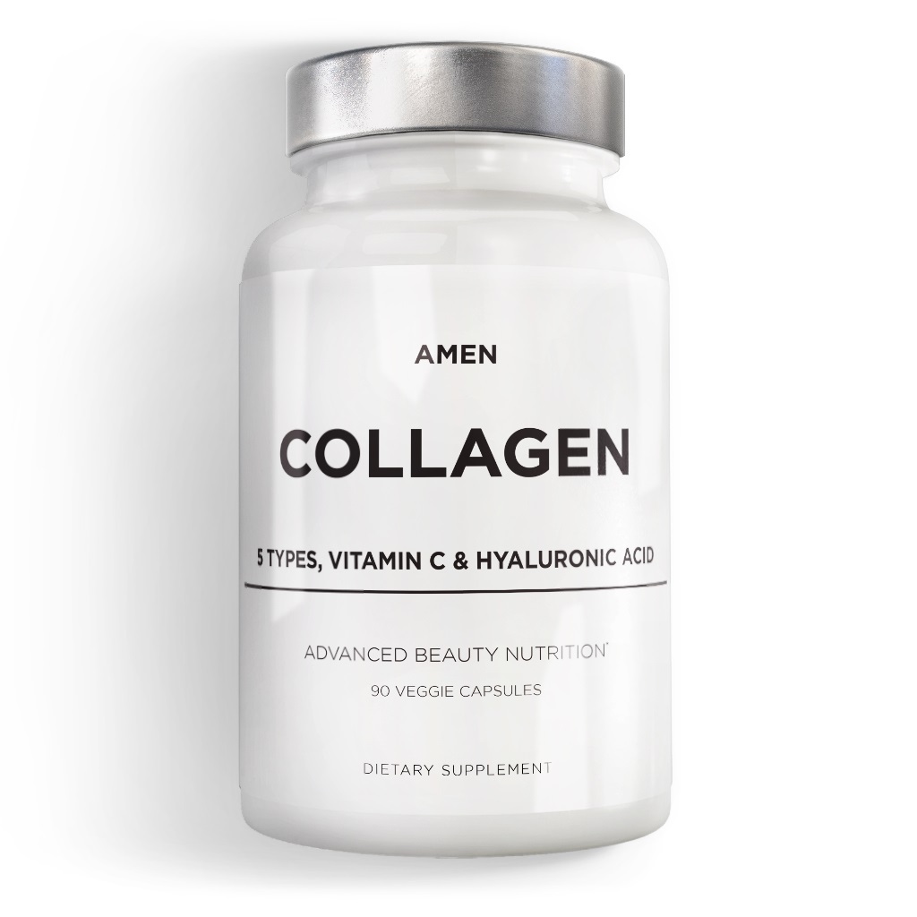 Collagen Amen Collagen + HA + C Collagen Oral Tablets Help Rejuvenate ...