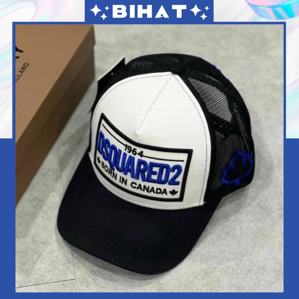 Dsquared2 Men's and Women's Fashion Button Mesh Cap