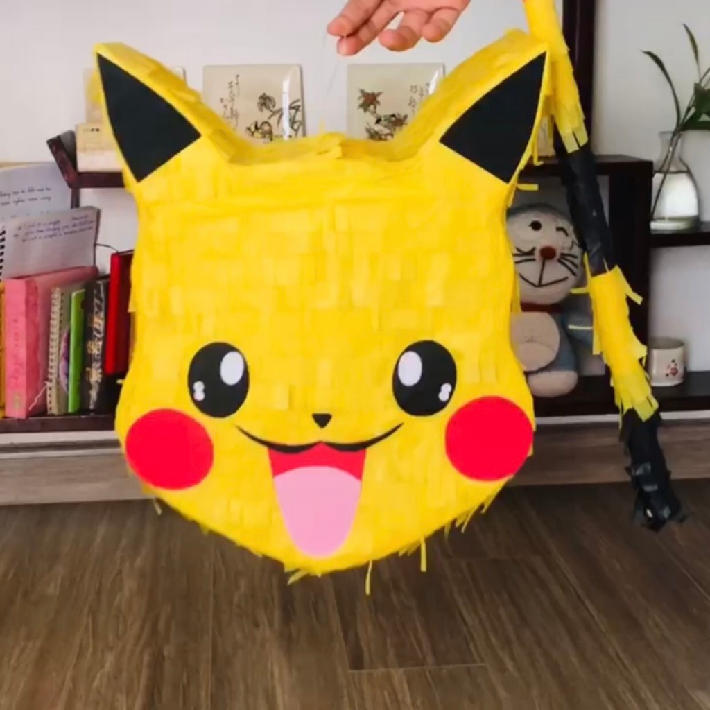 Pikachu candy smashing Pinata - Super fun party game for kids | Shopee ...