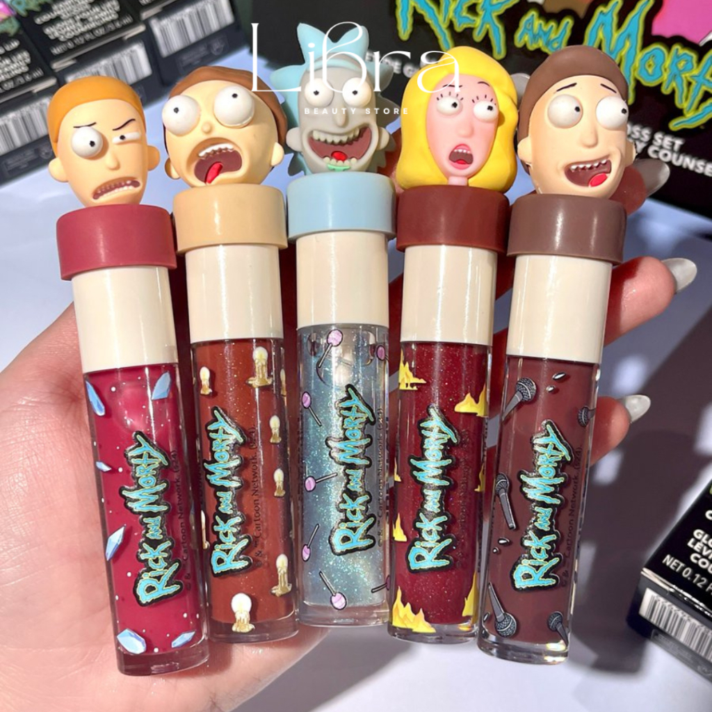 Rick And Morty X SHEGLAM Set 5 Counseling Lip Gloss Set | Shopee Singapore