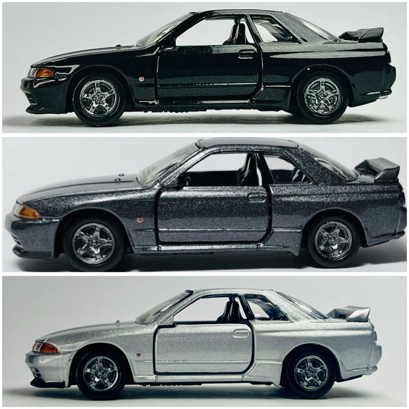 Hobby Store Tomica Premium Nissan GTR R32 model cars in all colors black gray silver Shopee Singapore