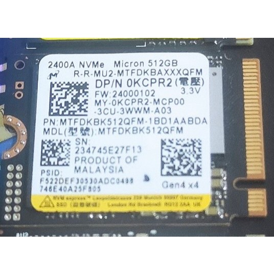 SK HYNIX M2 NVMe 2230 Gen4 x4 1TB / 512GB / 256GB Samsung / SK Hyaluronic /  Western Digital / Kioxia SSD - | Shopee Singapore