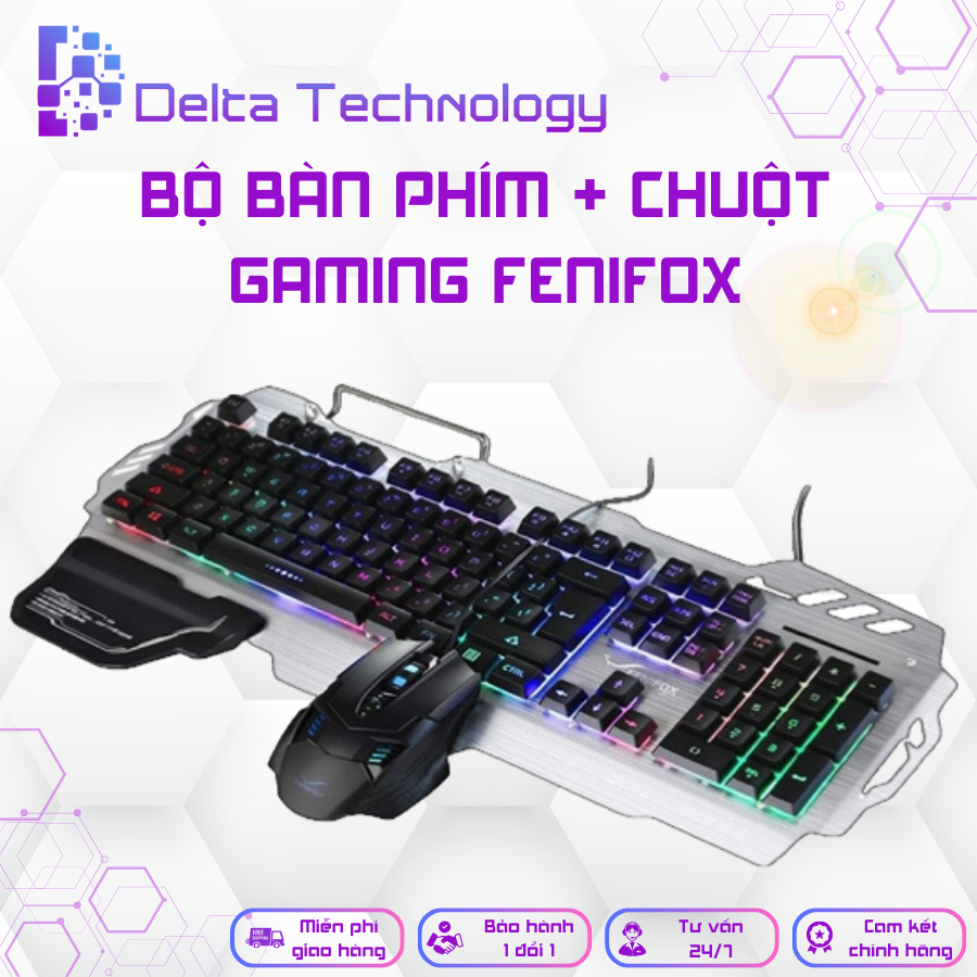 Genuine FENIFOX Gaming Mouse Keyboard Set - Colorless Letters - 1 for 1 ...