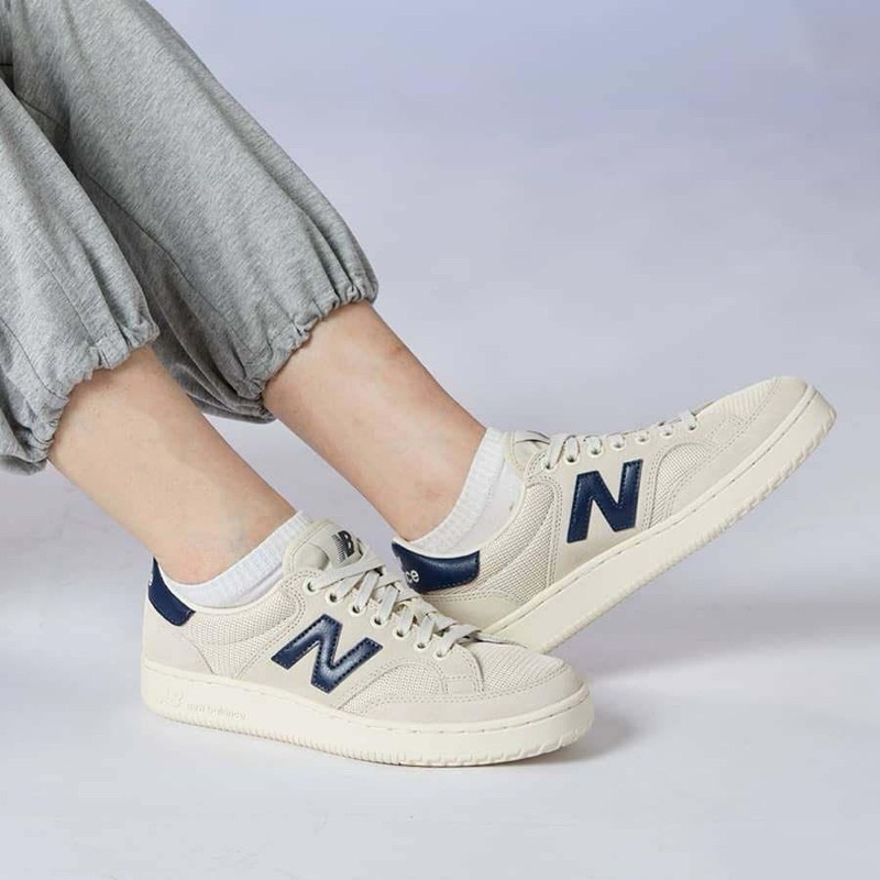 Genuine New Balance Pro Court Beige Navy PROCTCCF Shoes Shopee Singapore