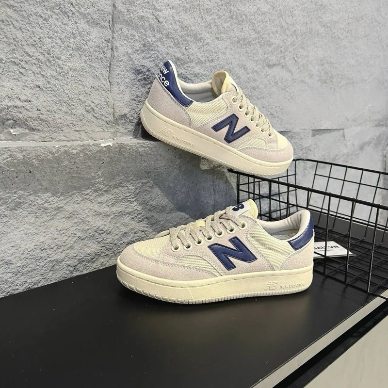 Genuine New Balance Pro Court Beige Navy PROCTCCF Shoes Shopee Singapore