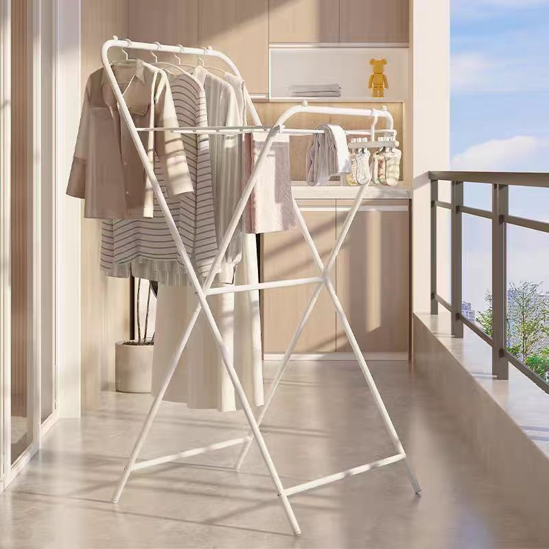 Drying Racks Bedrooms From Floor To Ceiling Home Dormitory Folding Hangers Simple Indoor Hangers Giant Window Drying Racks Shopee Singapore