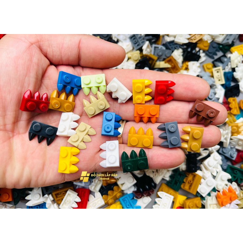 Assembled bricks - Combo of 25 animal teeth 1x2 horizontal type, with 3 ...