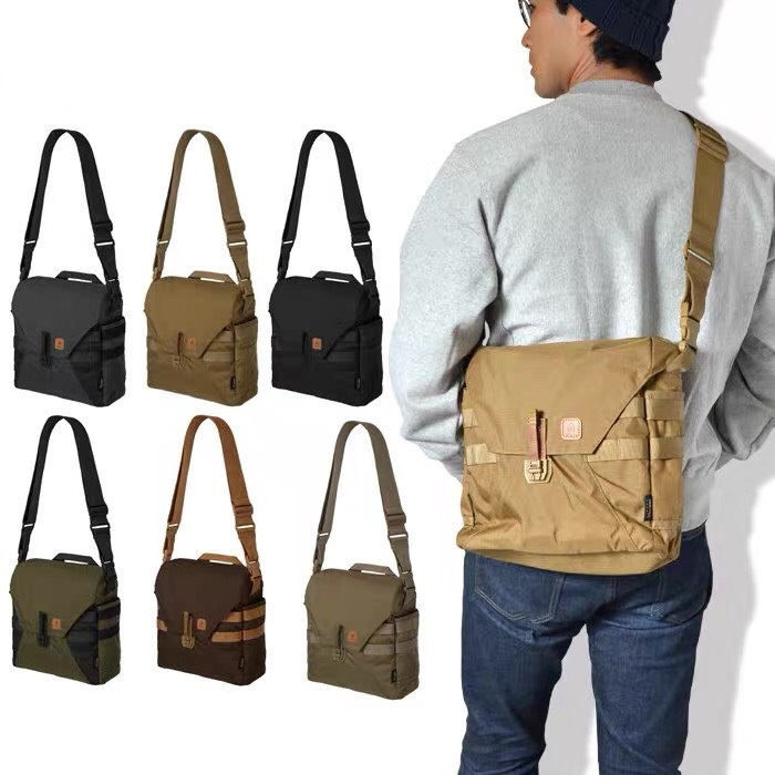 Haversack Bushcraft Messenger Crossbody Bag. Shopee Singapore