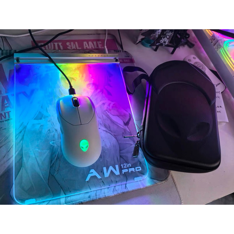 Alienware led RGB Glass touchpad, Glass material, aluminum frame ...