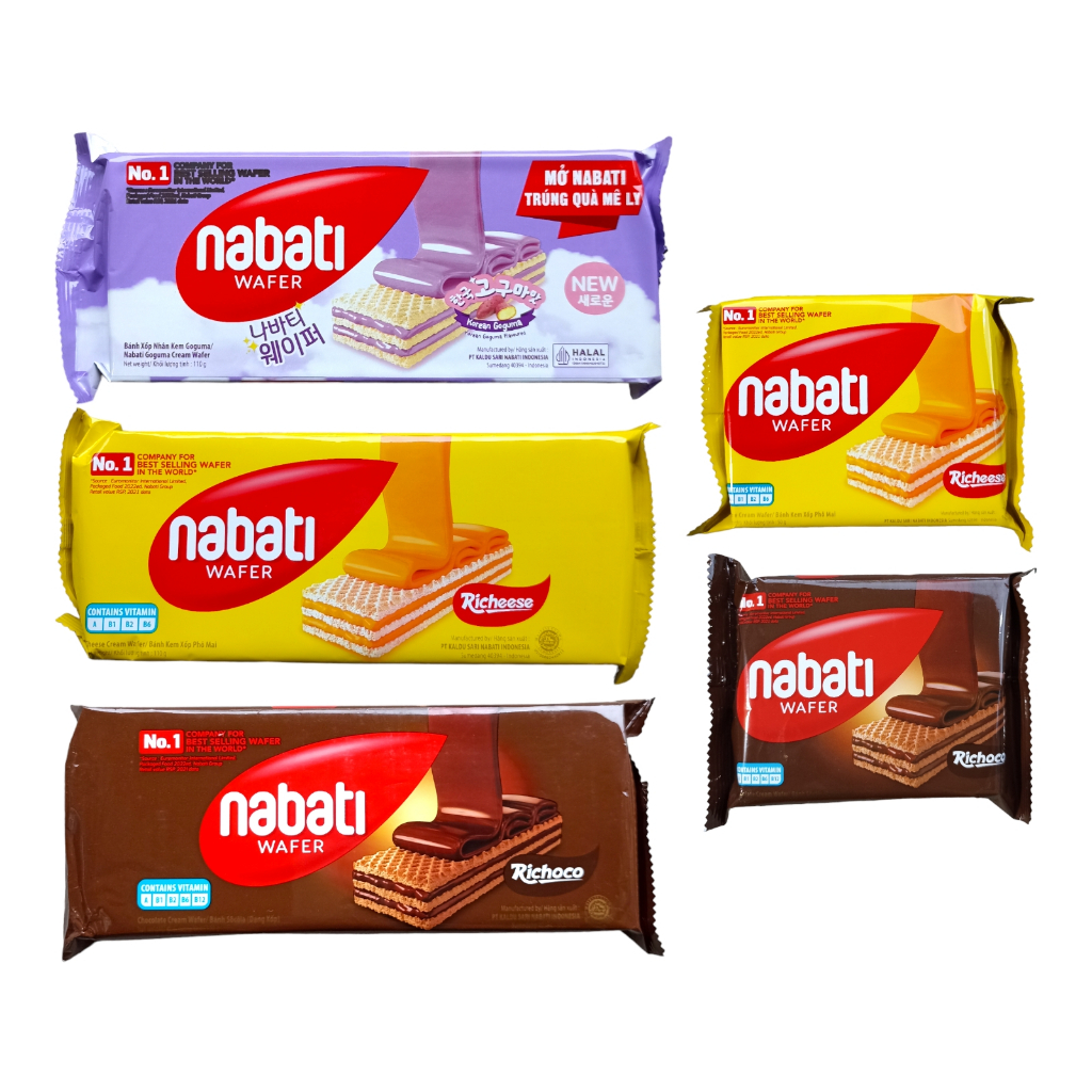 Nabati Sponge Cake With Many Flavors 50g / 110g Pack | Shopee Singapore