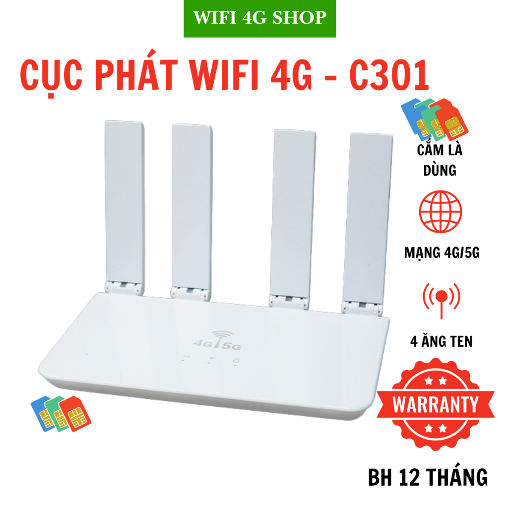 Wifi Router from Sim 4G 5G C310 4 Antennas Speed 300Mbps WIFI 6 ...