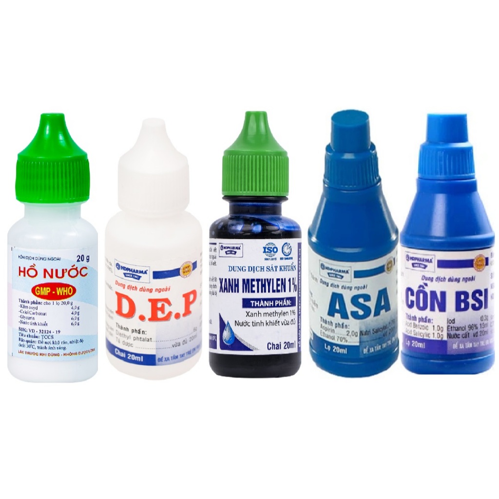 Topical solution - ASA, BSI, Methylene Blue, Lake, DEP - Solve skin ...