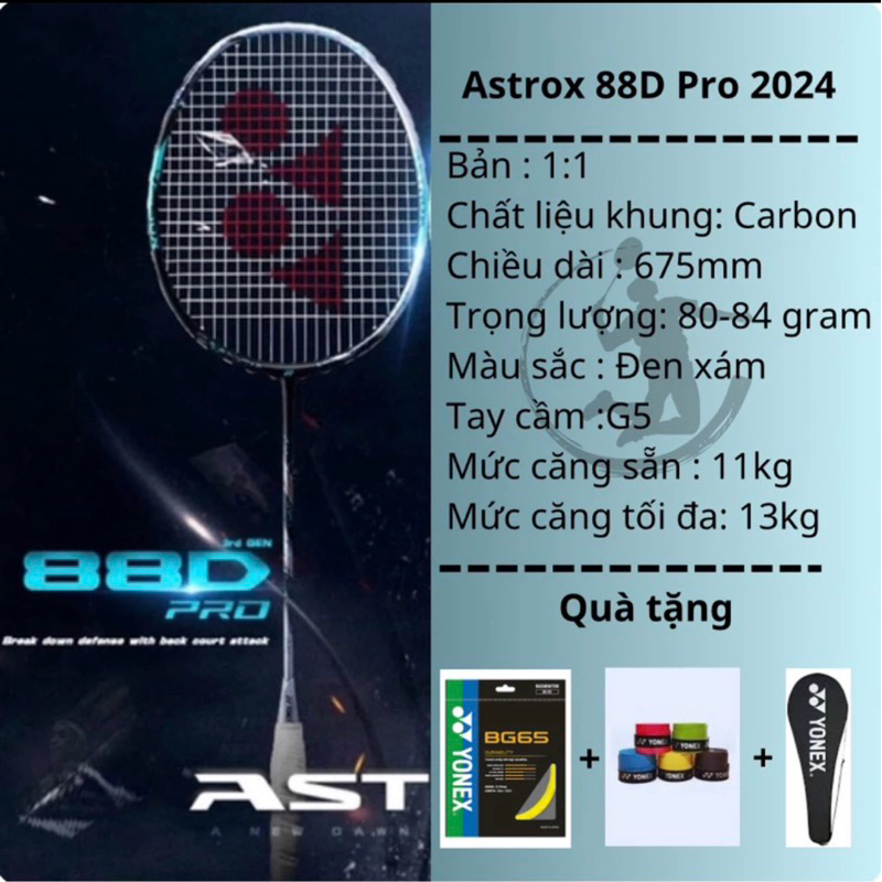 Badminton Racket yonex 88D - 88S pro 2024 High Quality full Carbon ...