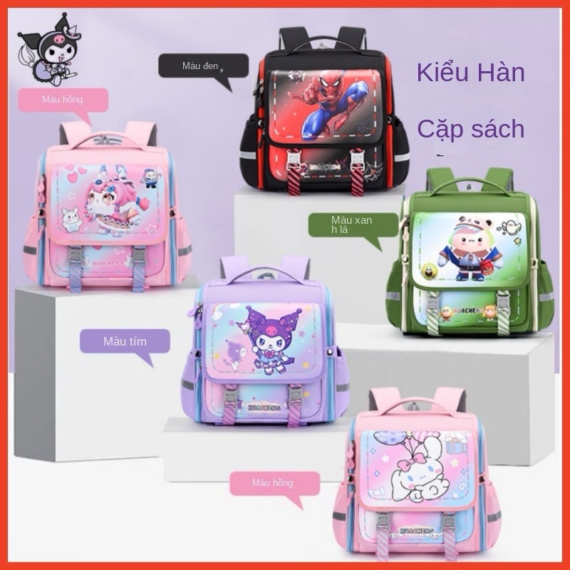 School backpack for elementary school children, anti-hunchback backpack ...