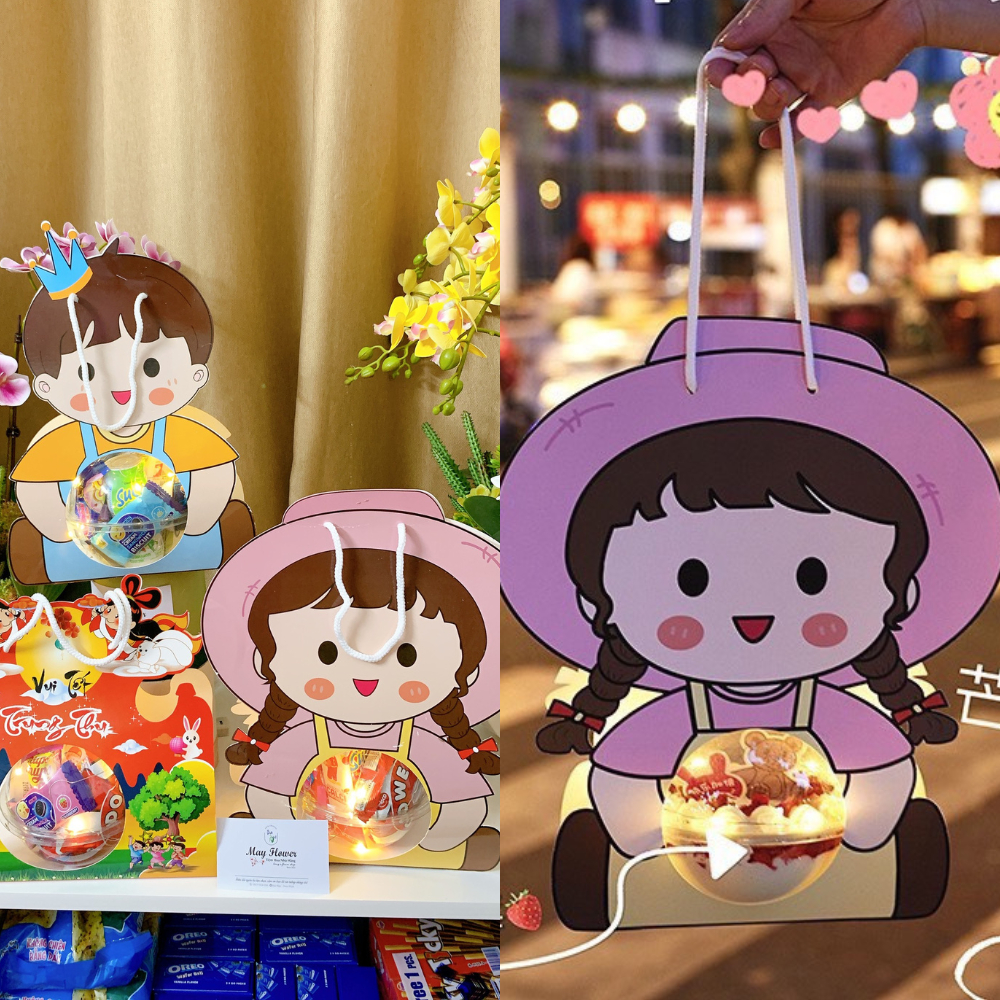 Midautumn Festival Lanterns Paper Lanterns for Boys and Girls Super